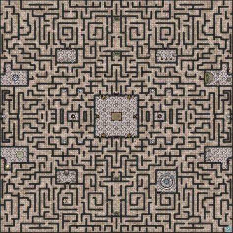 Maze Battlemaps Dungeon Maps Tabletop Rpg Maps Fantasy Map Maker