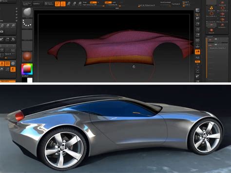 Exporting Zbrush 3d Models For Autodesk Vred Car Body Design