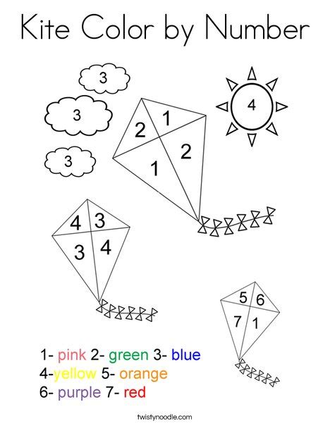 We did not find results for: Kite Color by Number Coloring Page - Twisty Noodle