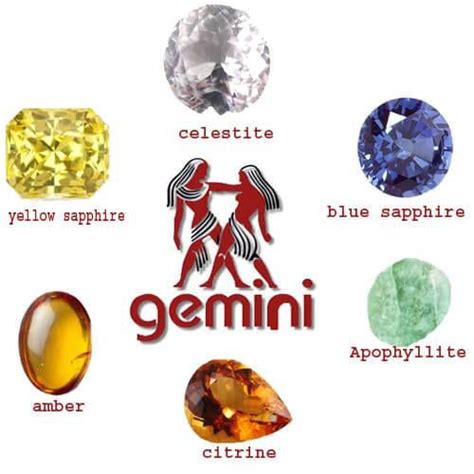 Gemstone For Gemini - Best Selection Gemini Zodiac Stone | Zodiac stones, Gemini, Astrology gemini
