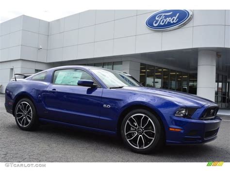 2014 Deep Impact Blue Ford Mustang Gt Premium Coupe 97146664