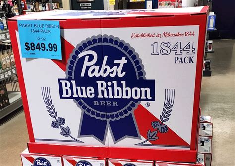 Pbr Unveils Worlds Largest Case Of Beerthe 1844 Pack