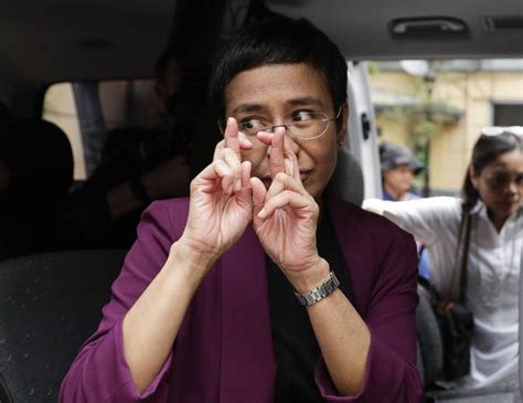 Maria Ressa The Filipino Winner Of The Nobel Peace Prize Is A