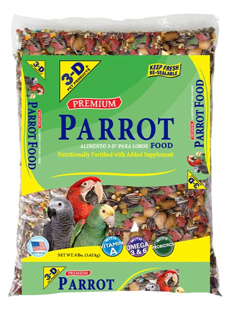 Parrot Food 3d Pet Products3d Pet Products