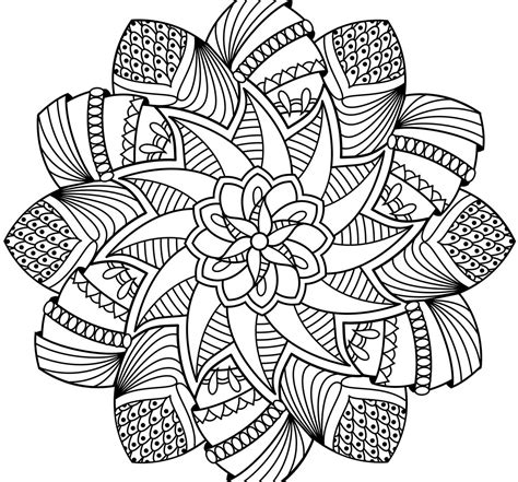 Coloring pages are all the rage these days. Advanced Mandala Coloring Pages Coloring Pages Projects ...