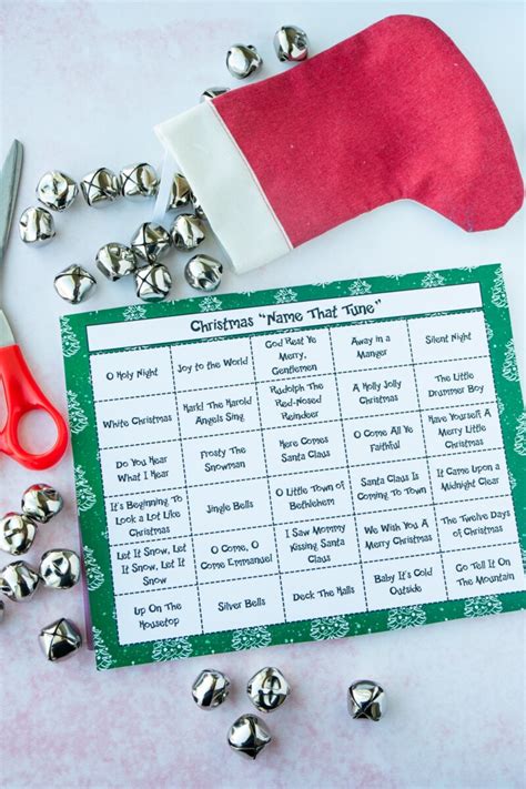 3 Christmas Name That Tune Games Free Printable Play Party Plan