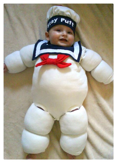 Stay Puft Marshmallow Man Ghostbusters Baby Costume 6mo 12 Mo Baby
