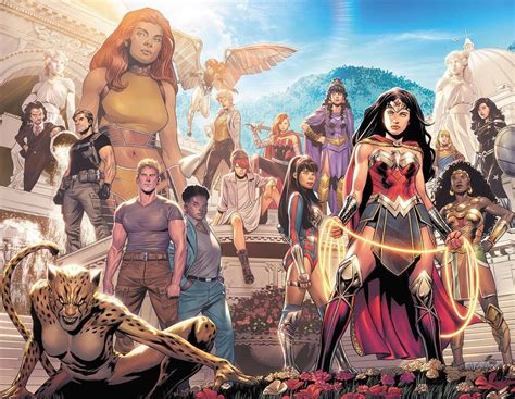 Wonder Woman Family By Battle Superman Tim Drake Justice League Supergirl Wonder Woman