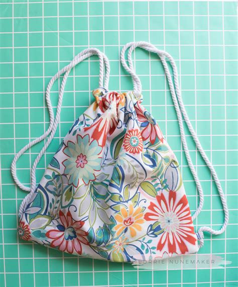 DIY Drawstring Back Pack