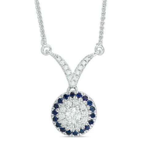 Also set sale alerts and shop exclusive offers only on shopstyle. Vera Wang Love Collection 0.18 CT. T.W. Diamond and Blue ...