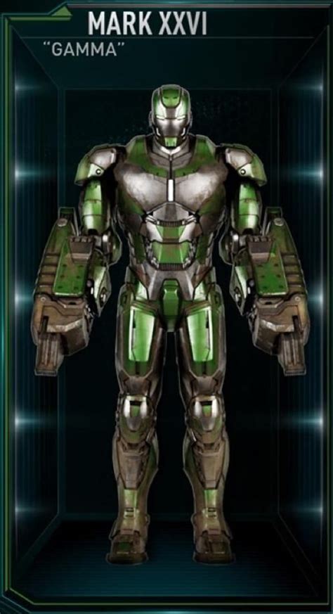 Iron Man Armor Mk Xxvi Earth 199999 Iron Man Armor All Iron Man