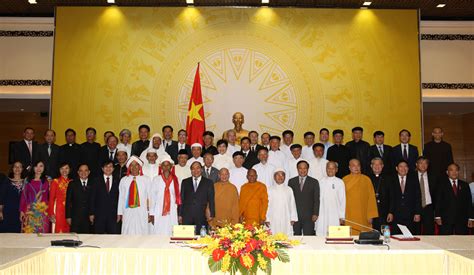 Phó Thủ Tướng Nguyễn Xuân Phúc Tiếp đại Biểu Chức Sắc Các Tôn Giáo