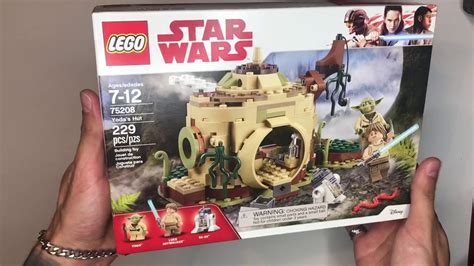 Lego Star Wars 75208 Yodas Hut Speed Build And Review Youtube