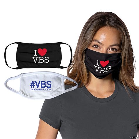 Adults Vbs Washable Face Masks 2 Pc Oriental Trading