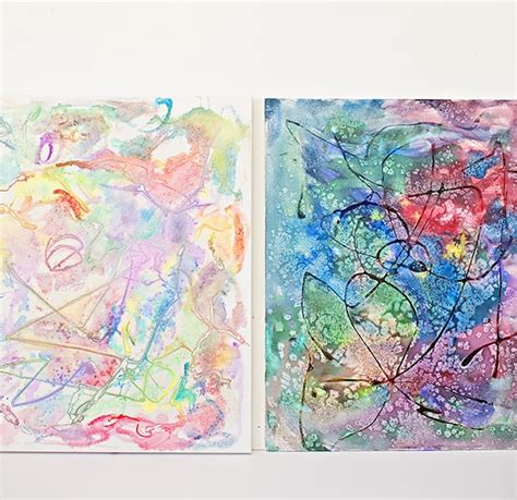 Hello Wonderful Watercolor Salt And Glue Painting With Kids