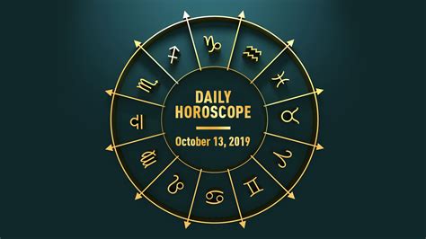 Most of october falls into the zodiac sign libra, with about the last week of october falling into the sign scorpio. Daily Horoscope for Men - 13th October 2019 | Horoscope ...