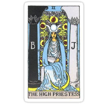 Jacksmic created a new deck: 'High Priestess Tarot' Sticker by phantastique | Rider waite tarot, Tarot, Tarot decks
