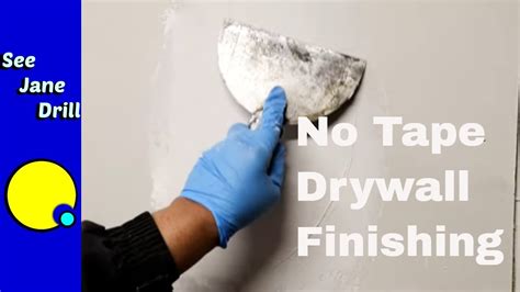 Fix Drywall Without Tape Youtube