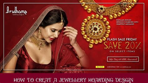 Jewellery Hoarding Banner Design In Photoshop Hindi Tutorial Youtube