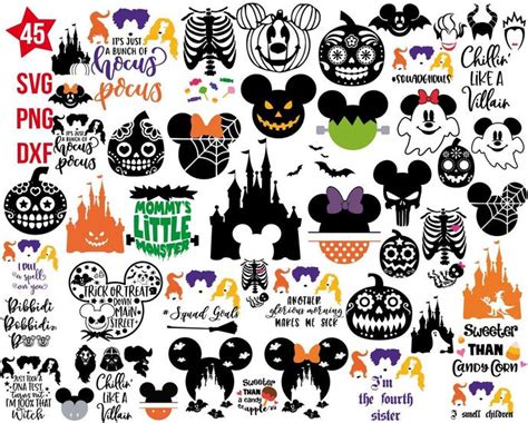 Free Disney Halloween Svg Images 268 SVG PNG EPS DXF File