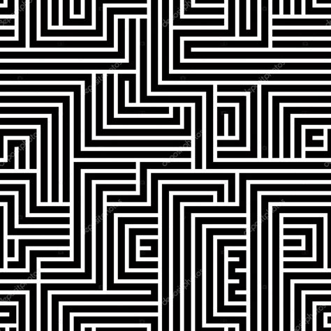 Maze Seamless Pattern Stock Vector Image By ©ostapius 51686495
