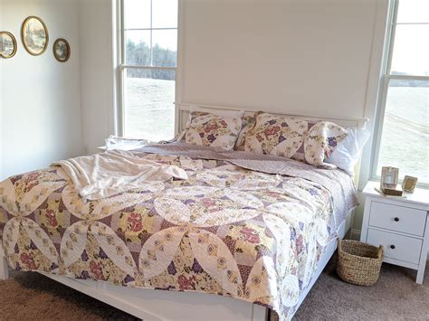 Dada Bedding Wisteria Cottage Roses Floral Lightweight Quilted Bedspread Set Hs 1003 Queen