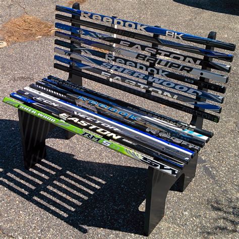 Bench With Back Hockey Stick Builds