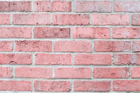 Decorative stone on the wall of a modern house. Vintage Pastel Pink Color Brick Wall Horizontal Background ...
