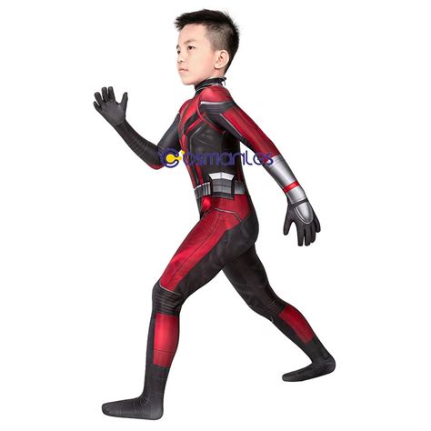 Kids Suit Antman Cosplay Suit Ant Man Spandex Printed Cosplay Costume