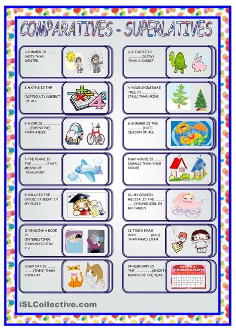 Blog De Tercero Lope Comparatives And Superlatives