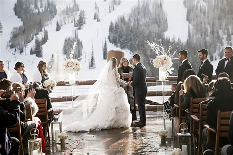 Gorgeous Winter Ballroom Wedding In The Mountains Pepper Nix