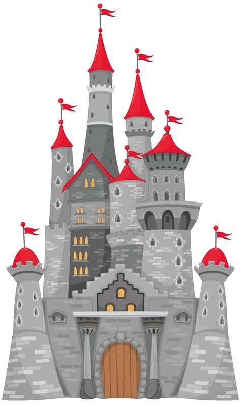 Grey Castle Png Clipart Image Cute Ideas For Door Hangers Castle