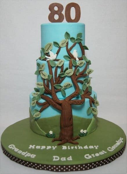 80th Birthday Cakes 25 Fabulous Birthday Cake Ideas For Men And Women