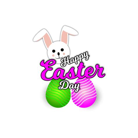 Happy Easter Day Vector Design Images Happy Easter Day Colored Happy