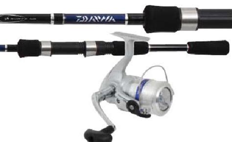 Daiwa D Shock Spinning Fishing Combo Ft Pc Rod Fully Loaded Reel