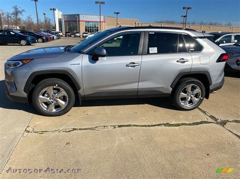 2021 Toyota Rav4 Xle Awd Hybrid In Silver Sky Metallic 017492 Autos