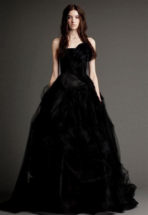 Black Wedding Dress With Ball Gown Dress Journal Wedding Dresses
