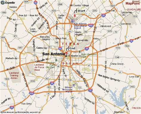 Map Of San Antonio Texas And Surrounding Area Maping Resources