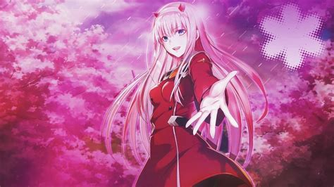 Download Anime Wallpaper Darling In The Franxx Zero Two By