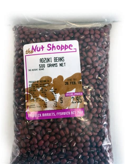 adzuki beans the nut shoppe