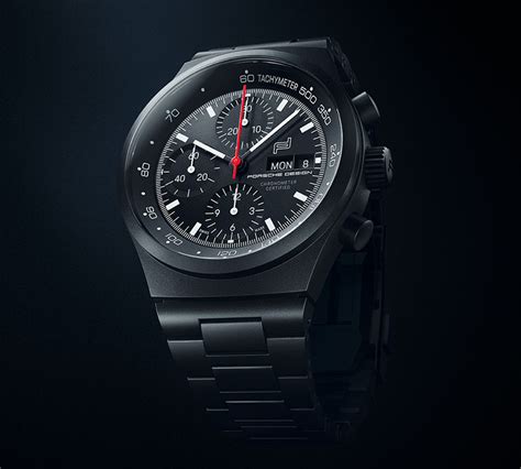 Porsche Design Chronograph 1 All Black Numbered Edition Pays Homage To