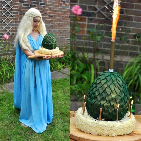 daenerys costume dragon egg cake by the ribboned one on deviantart