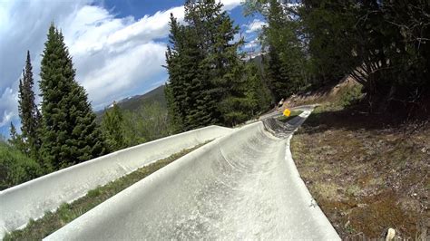 Alpine Slide In Winter Park Co Using The Sony X1000v Actioncam Youtube