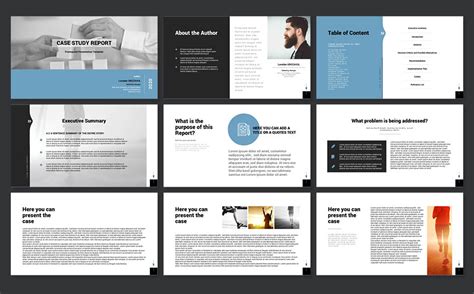 Check out these case study examples for best practice tips. 2020 - Case Study Report PowerPoint Template #65153