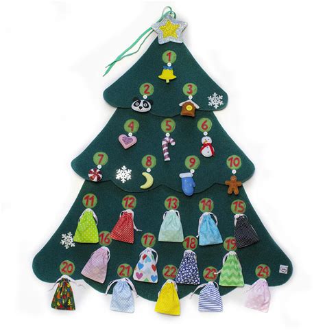 Big Advent Calendar For Kids With Felt Toys In Bags Large Etsy