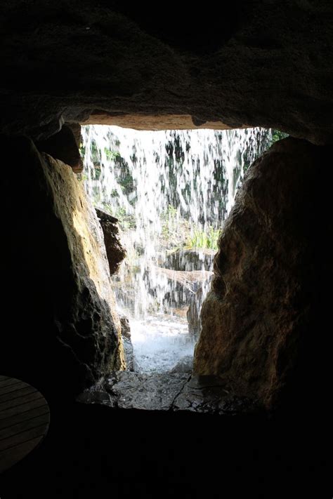 Hang Out In A Secret Room Beneath A Waterfall That Would Be Cool