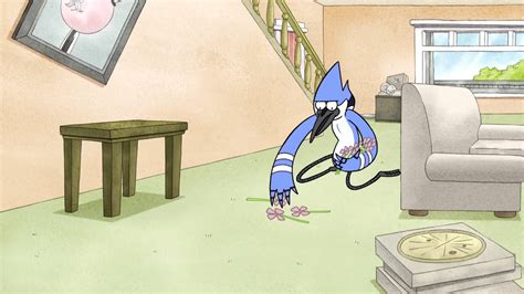 Regular Show Mordecai And Rigby Cleaning The House YouTube