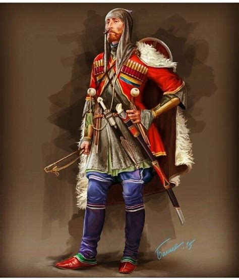 Circassian Kabardin Cherkess Folklore Century Uniforms Caucasian
