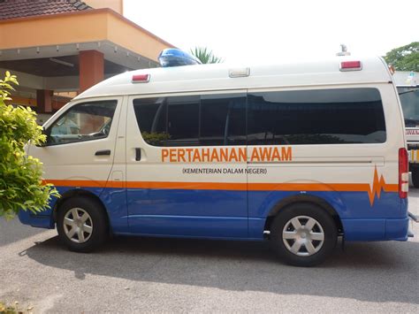 Mahkota jabatan perhatanan awam malaysia (jpam). Civil Defence of Malaysia ( CDEF ): Ambulan JPAM