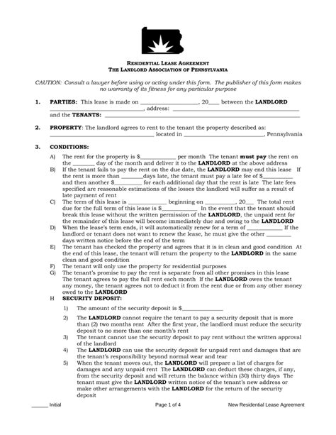 free week to week weekly lease agreement template pdf word free
